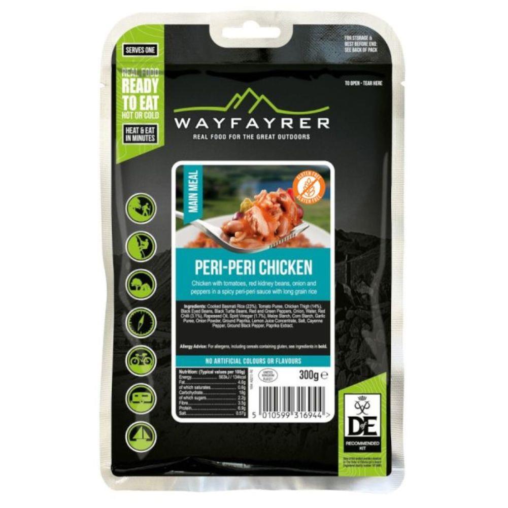 Wayfayrer Peri-Peri Chicken 300g -  Outdoor Camping Ready to Eat Meal Pouch