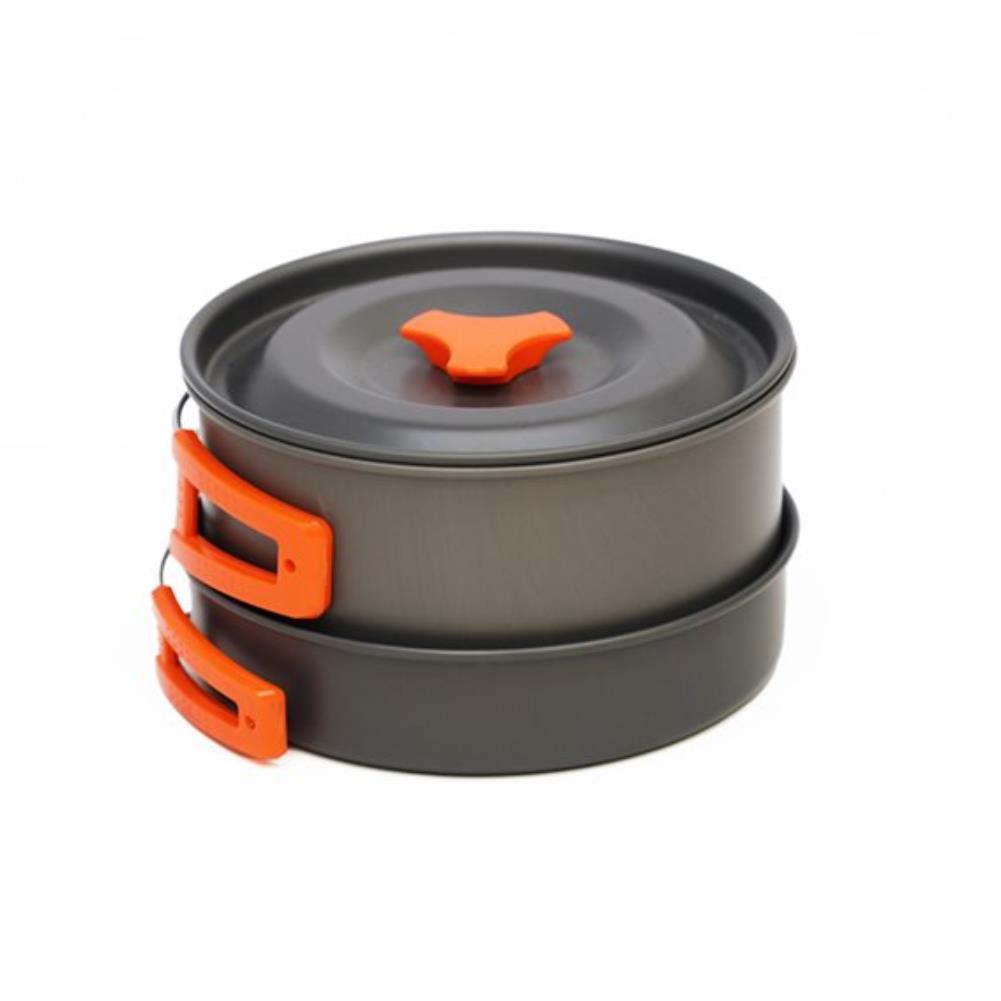 Vango Hard Anodised 2 Person Cook Kit stacked up