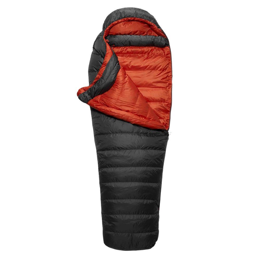 Rab Ascent 500 Down Sleeping Bag - Regular -Right Zip (Graphene)