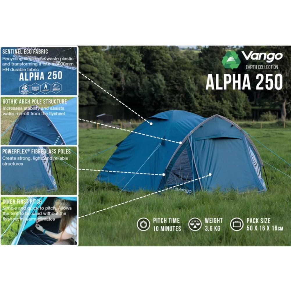 Vango Alpha 250 Tent - 2 Man Tent