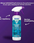 Nikwax Softshell Proof 300ml Spray On info