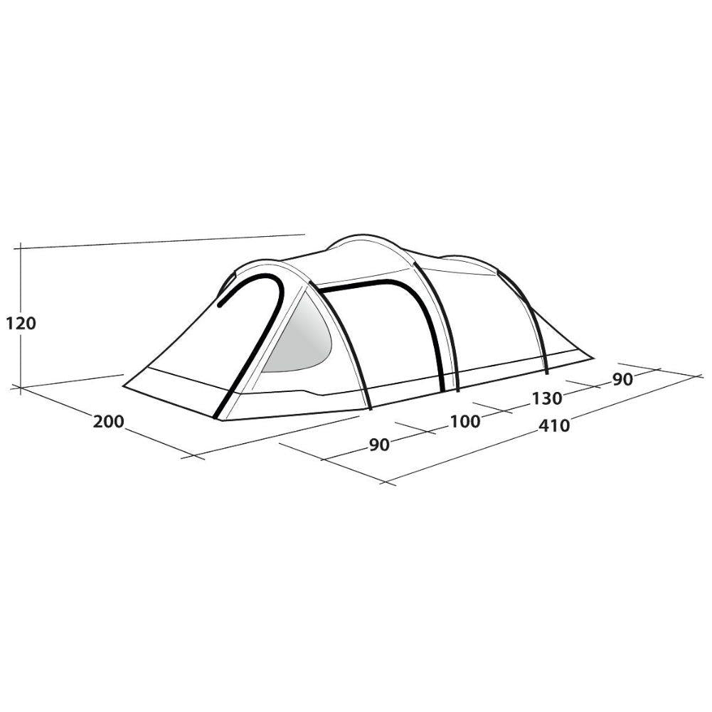 Outwell Tent Earth 3 - 3 Man Tunnel Tent Measurements