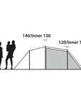 Outwell Tent Earth 4 - 4 Man Tunnel Tent family