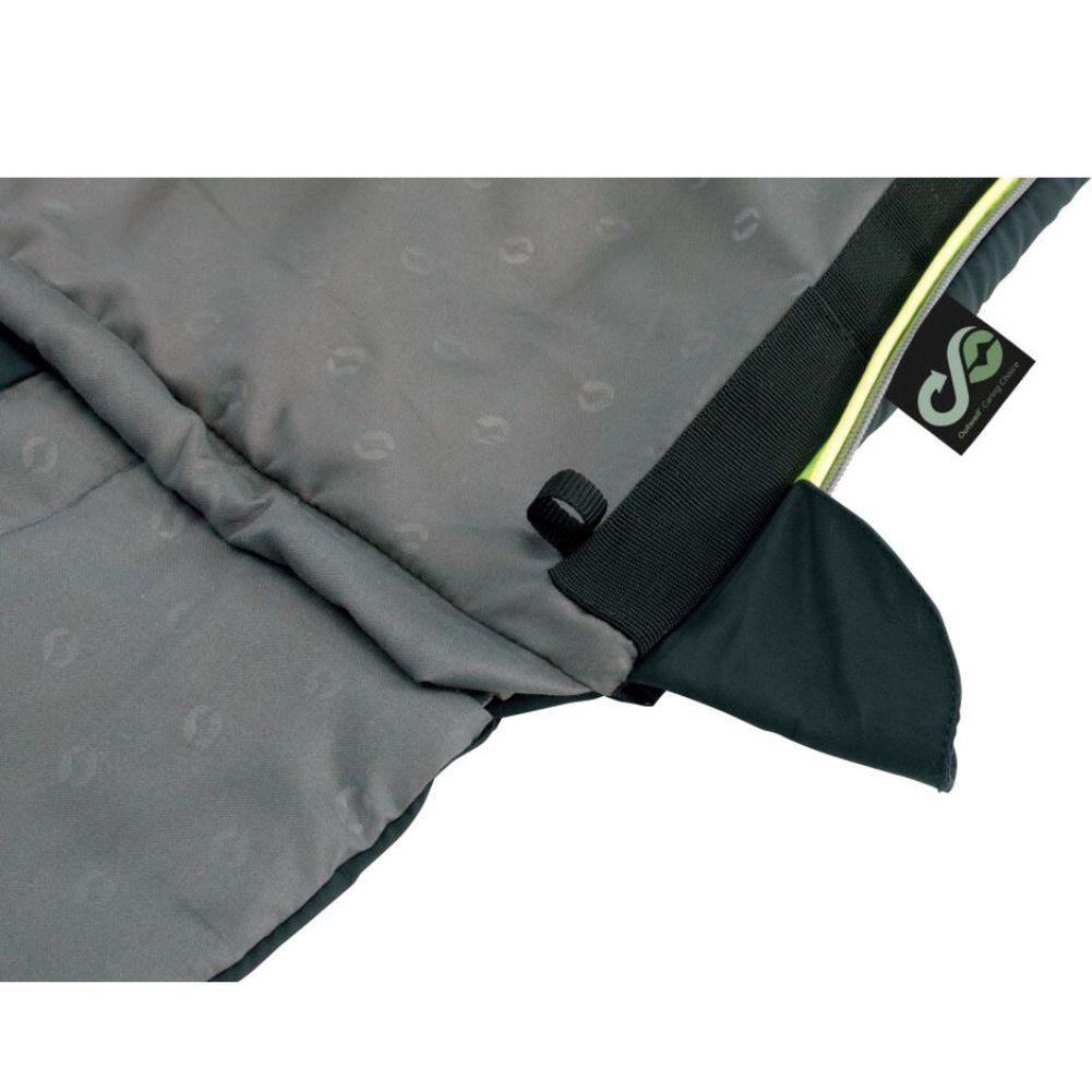 Outwell Sleeping Bag Contour - Right Zip (Midnight Black)  Material