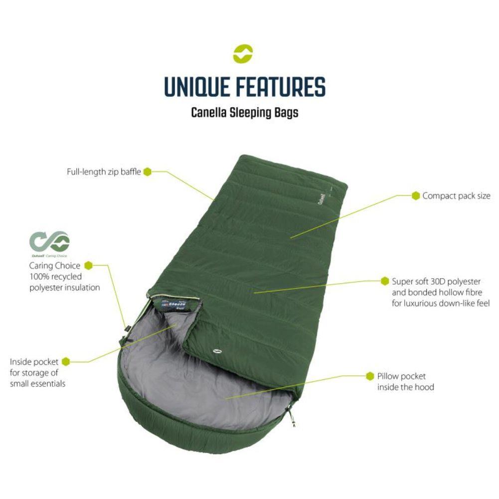 Outwell Sleeping Bag Canella Supreme info