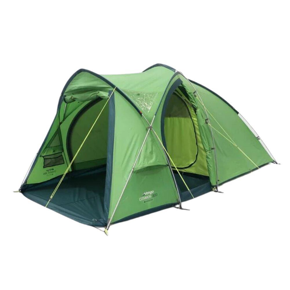 Vango Cosmos 300 - 3-Man Adventure Tent (Pamir Green) door open