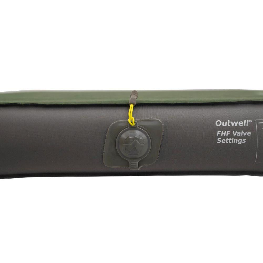 Outwell Self-inflating Mat Dreamhaven Double 10cm plug closed