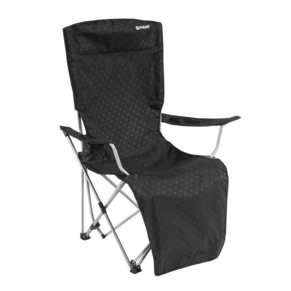 Outwell Folding Furniture Catamarca Lounger Chair (Black)