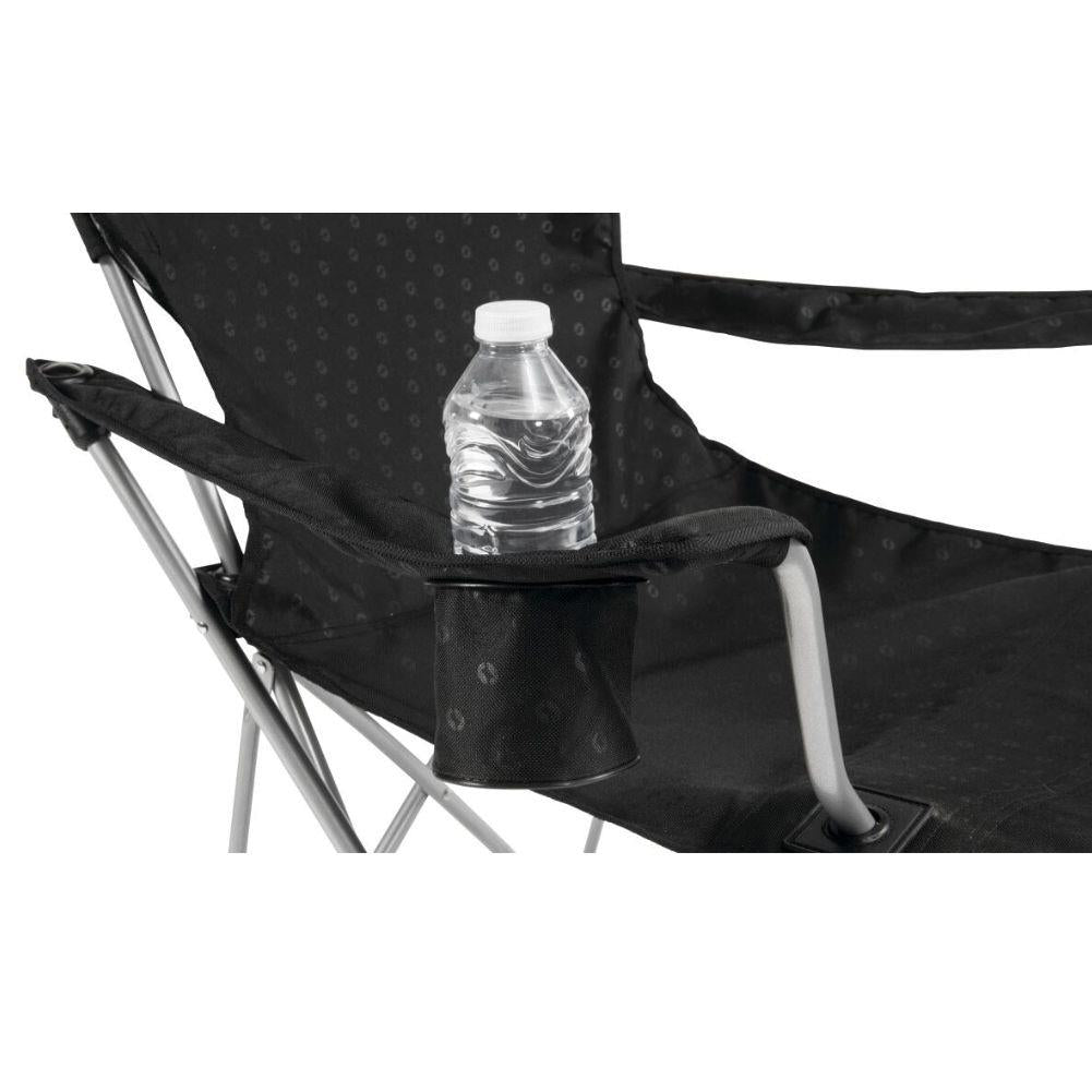 Outwell Folding Furniture Catamarca Lounger Chair (Black) bottle