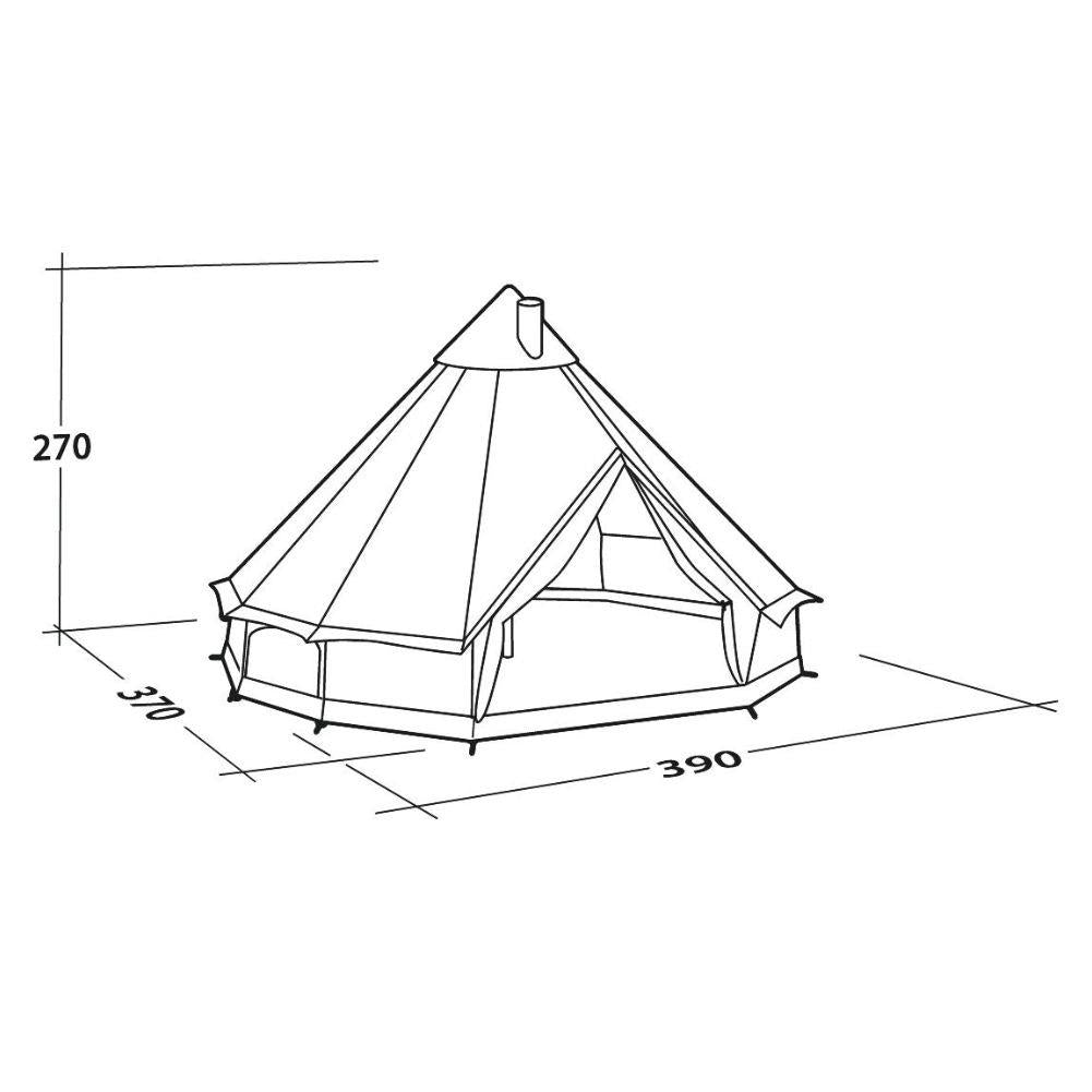 Robens Klondike PRS Tipi Tent (2024) diagram