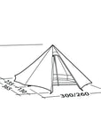 Robens Fairbanks - 4 Man Tent (2024) diagram