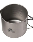 MSR Titan Titanium Kettle 1400ML top view