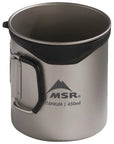 MSR Titan Cup 450ML with plastic