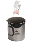 MSR Titan Cup 450ML what it could contain
