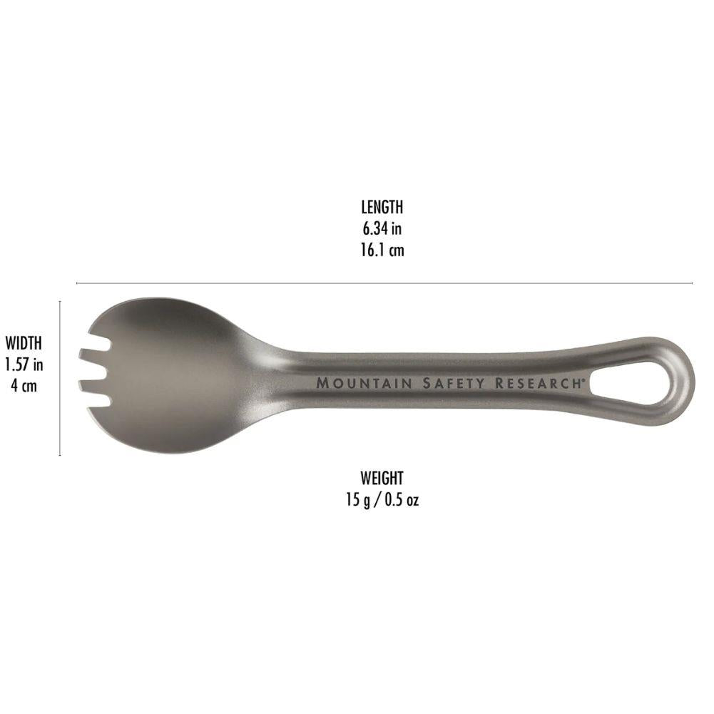 MSR Titan Spork measurement