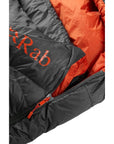 Rab Ascent 500 Down Sleeping Bag - Regular Wide (Graphene) zipper