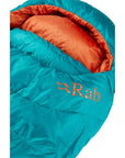 Rab Women's Ascent 500 Left Zip Down Sleeping Bag (Marina Blue)