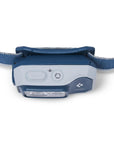 Black Diamond Storm 450 Lumen Head Torch (Creek Blue) top view