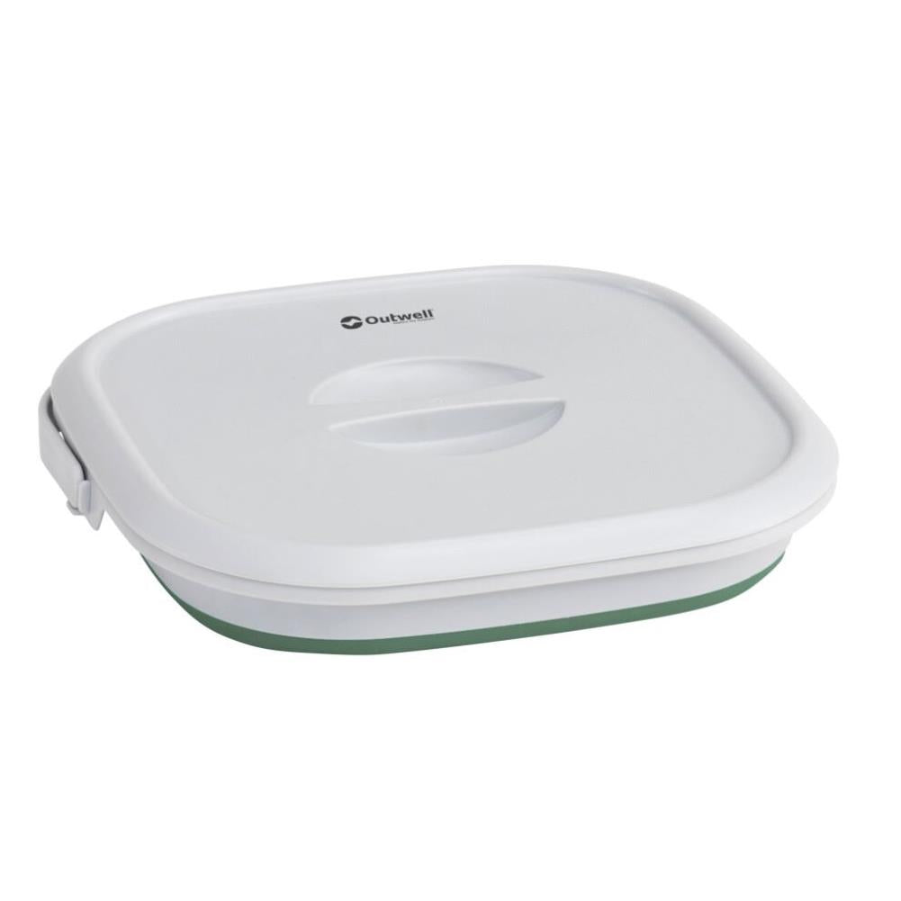 Outwell Collaps Bucket Square w/lid (Shadow Green) lid