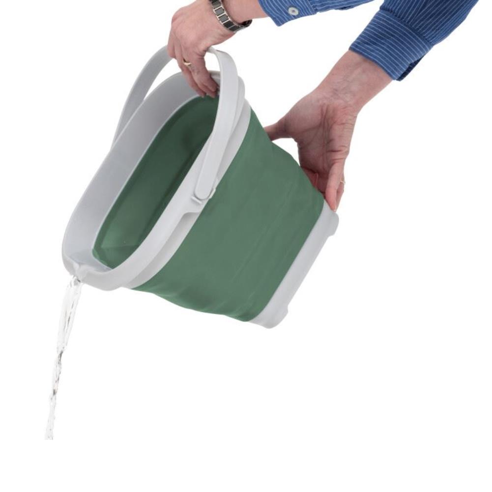 Outwell Collaps Bucket Square w/lid (Shadow Green)