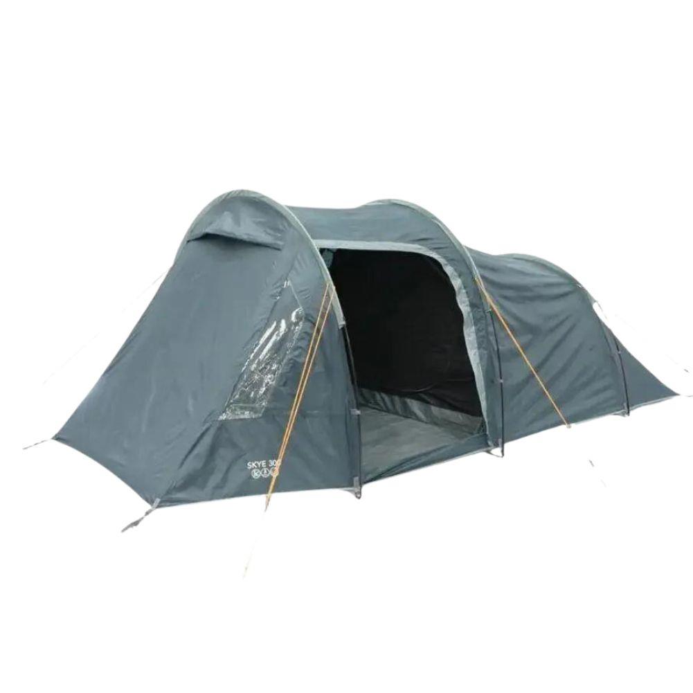 Vango Skye 300 Tent - 3 Person Tent (Deep Blue) - Main Door Open