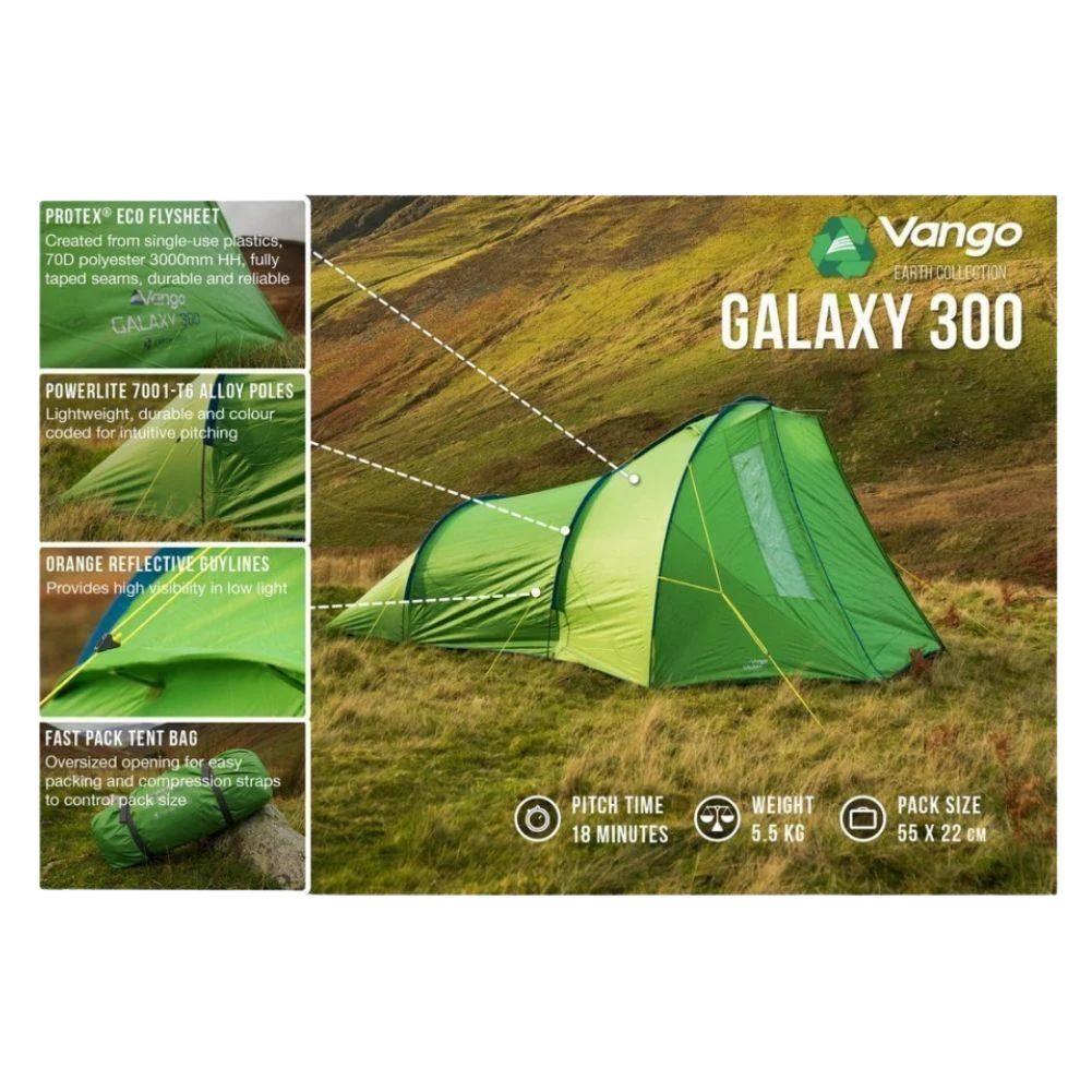 Vango Galaxy 300 Eco Tent - 3 Man Tent