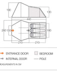 Vango Galaxy 300 Eco Tent - 3 Man Tent