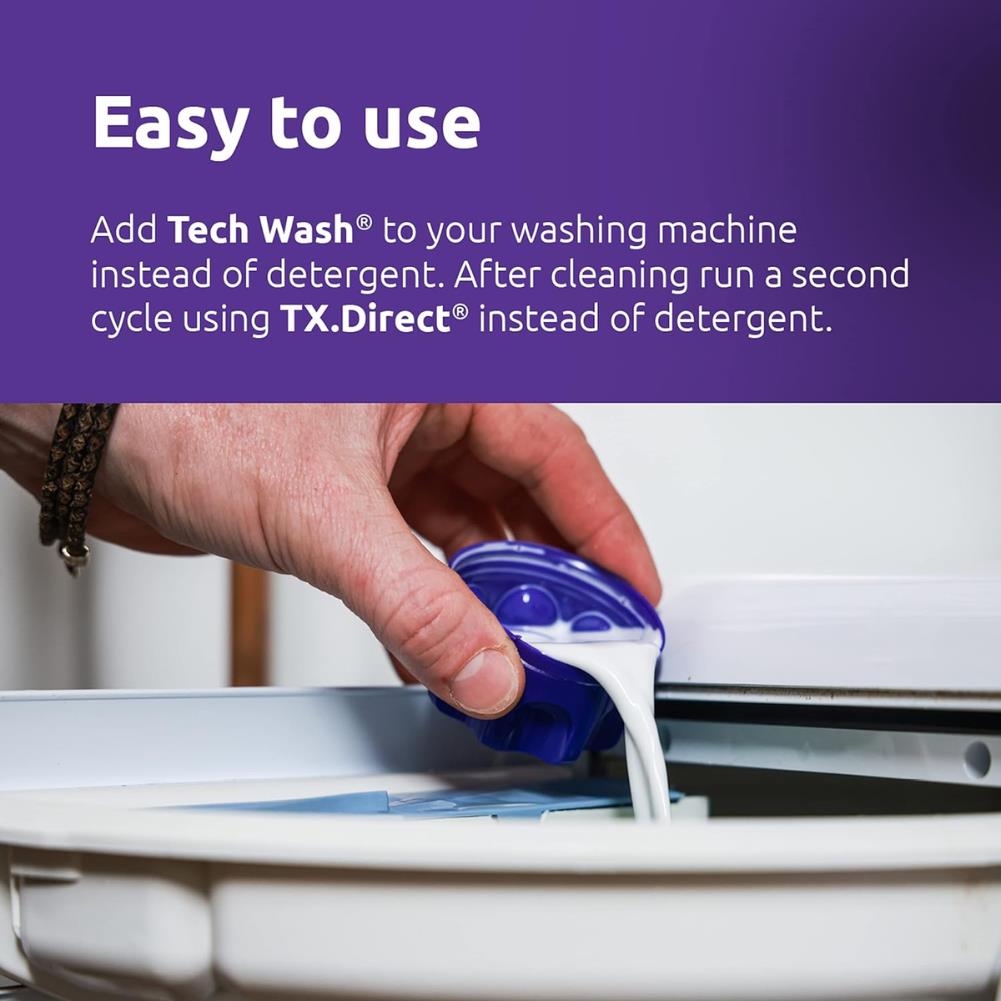 Nikwax Twin Tech Wash/TX Direct Wash In (300ml) easy to use