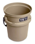 YETI Loadout 5 Gallon Bucket (Tan) top angle