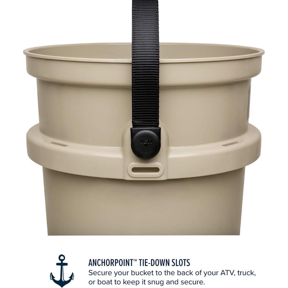 YETI Loadout 5 Gallon Bucket (Tan) hefty handle