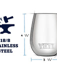 Yeti Rambler 10 OZ Wine Tumbler (Seafoam)