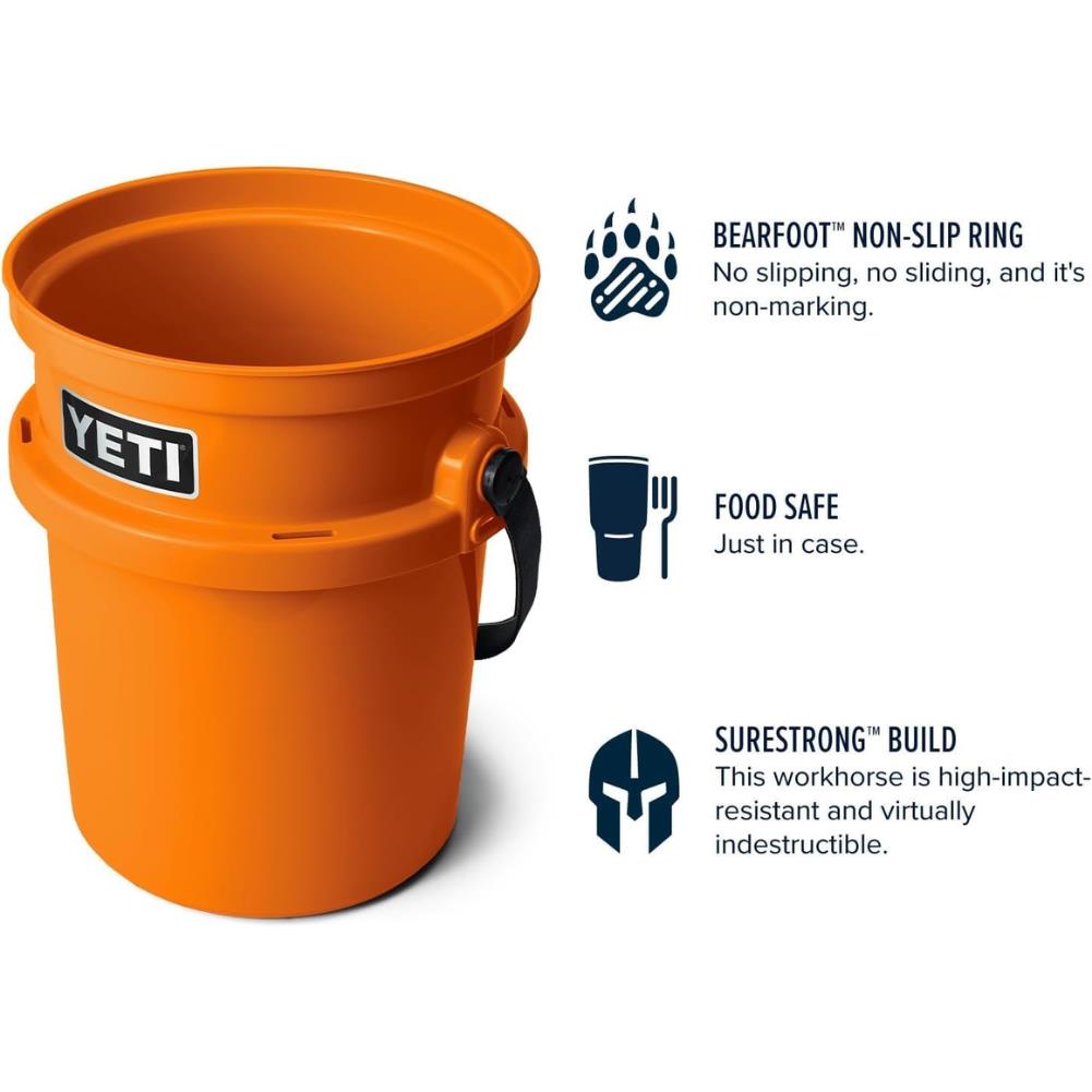 Yeti Loadout 5 Gallon Bucket (King Crab)