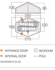 Vango Nevis 200 Tent - 2 Man Trekking Tent