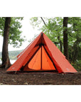 Vango Classic Instant 300 Tent - 3 Man Tent (Orange) - Front