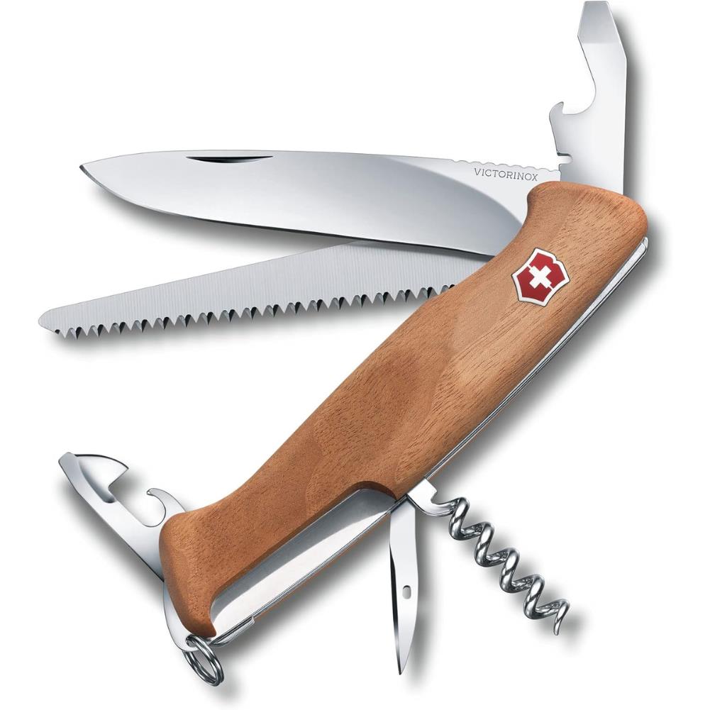 Victorinox RangerWood 55 Walnut Swiss Army Knife (Blister Pack) &#39;ZZ&#39;