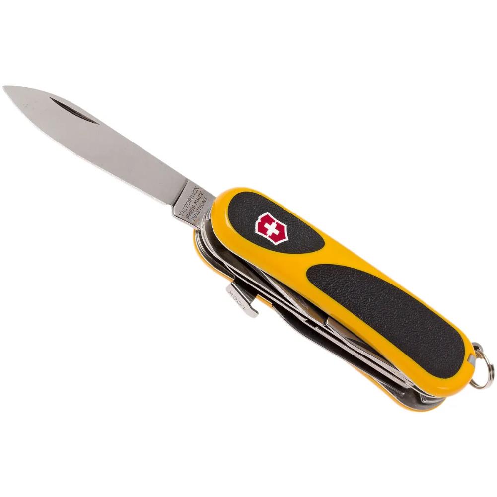 Victorinox Evogrip 18 Swiss Army Pocket Knife (Yellow/Black) knife