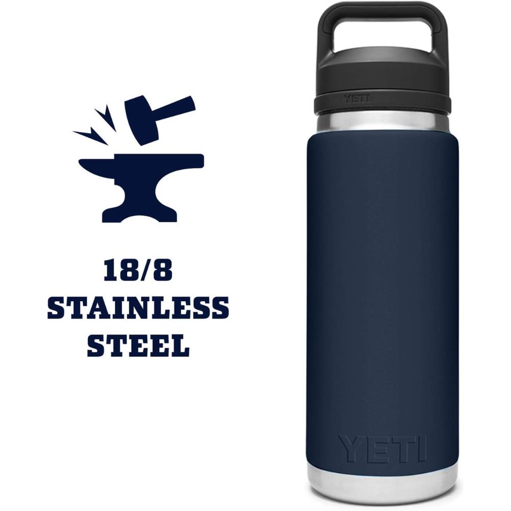 Yeti Rambler 26 OZ Bottle With Chug Cap (Navy)