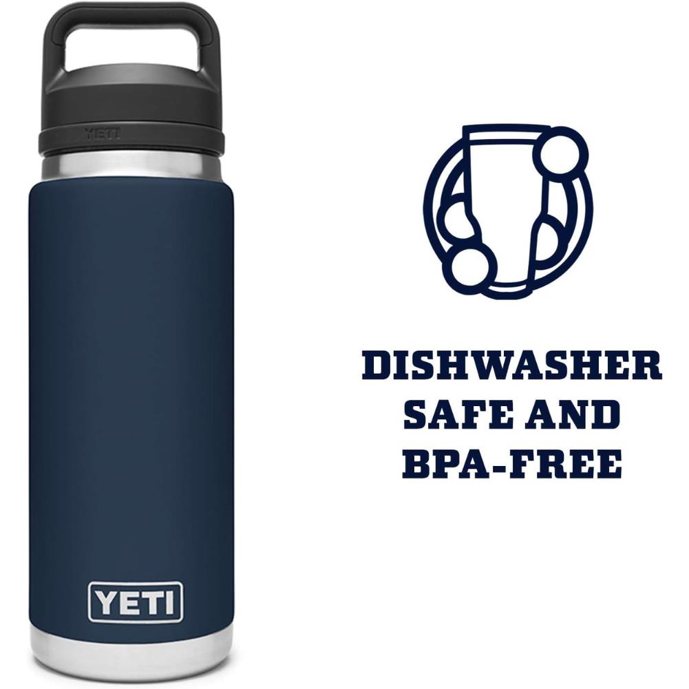 Yeti Rambler 26 OZ Bottle With Chug Cap (Navy)