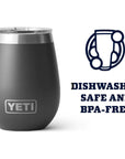 Yeti Rambler 10 OZ Wine Tumbler (Stainless Steel)