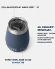 Yeti Rambler 10 OZ Wine Tumbler (Stainless Steel)