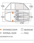 Force Ten (F10) Xenon UL 2 Plus Tent - 2 Man Lightweight Tent (2023)