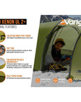 Force Ten (F10) Xenon UL 2 Plus Tent - 2 Man Lightweight Tent (2023)