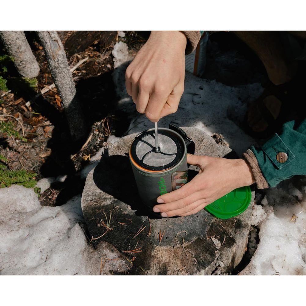 Jetboil Silicone Coffee Press wood