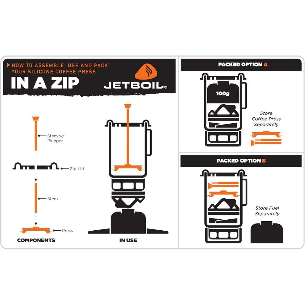 Jetboil Silicone Coffee Press how to use