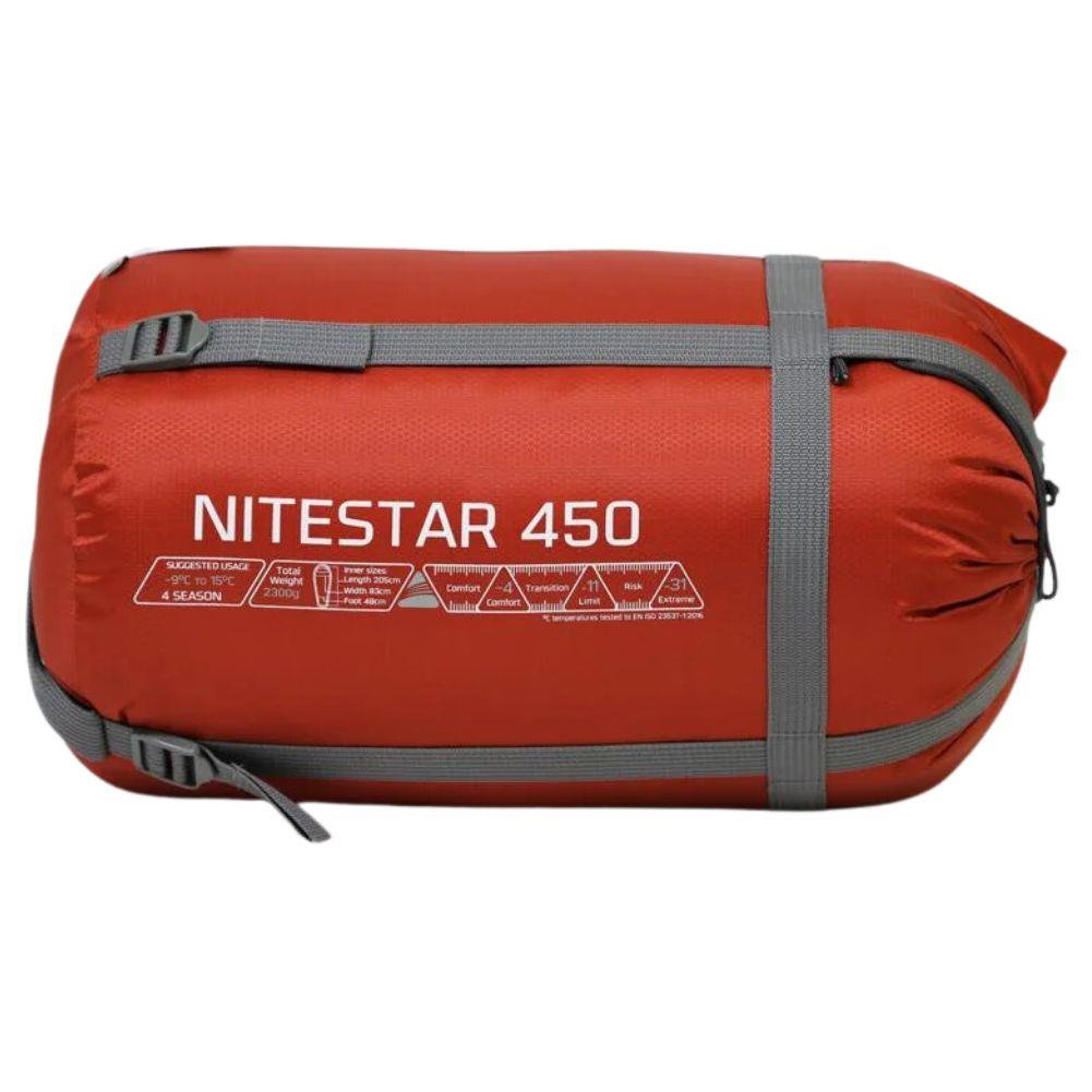 Vango Nitestar Alpha 450 Sleeping Bag (Harissa)side bag