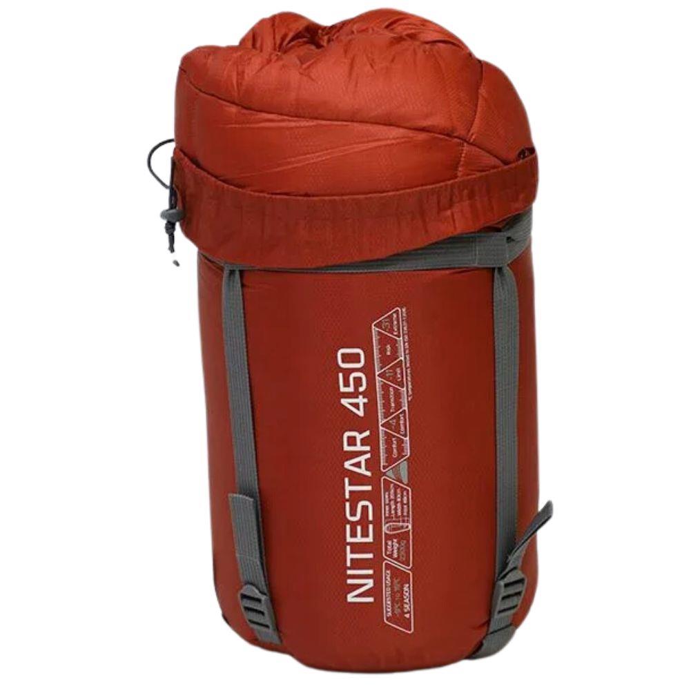 Vango Nitestar Alpha 450 Sleeping Bag (Harissa) opening
