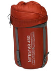 Vango Nitestar Alpha 450 Sleeping Bag (Harissa) opening
