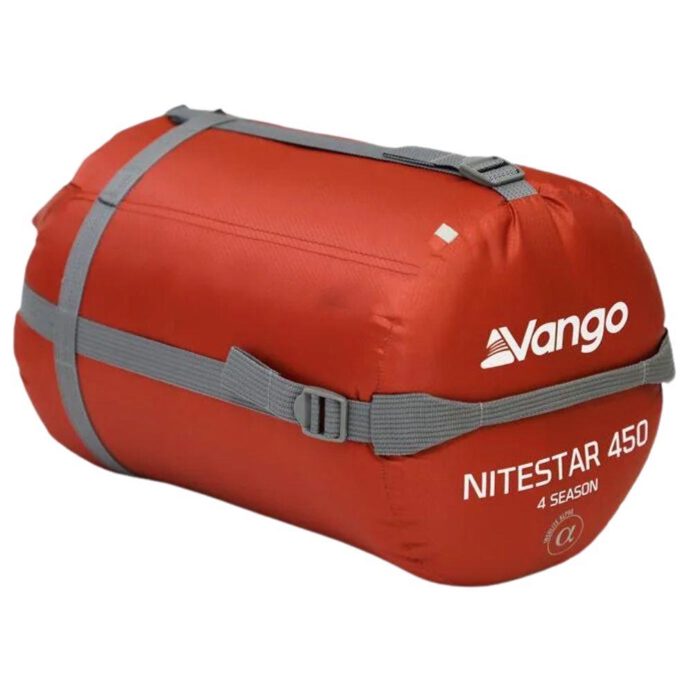 Vango Nitestar Alpha 450 Sleeping Bag (Harissa) angle