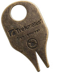 Trekmates Tick Remover (Brass) angle left