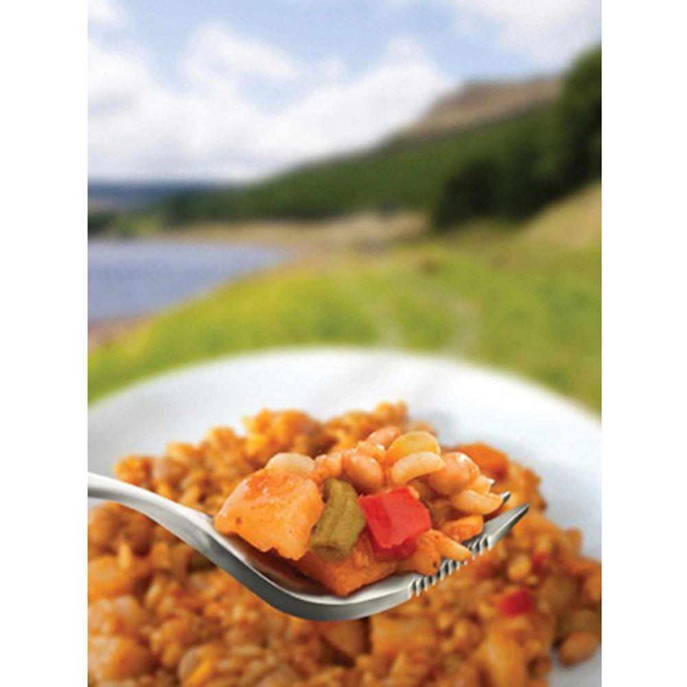 Wayfayrer Vegetable Curry &amp;amp; Rice - Outdoor Camping Ready to Eat Meal Pouch fod